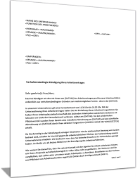 Check spelling or type a new query. Vorlage Verhaltensbedingte Kundigung Durch Den Arbeitgeber Kuendigungsvorlagen De