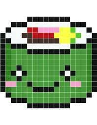 Dessin pixel art facile modele dessin pixel pixel art à imprimer coloriage pixel art pixel art nourriture pixel art licorne dessin quadrillé dessin petit carreau perles à repasser. Pixel Art Facile Nourriture Kawaii Gamboahinestrosa