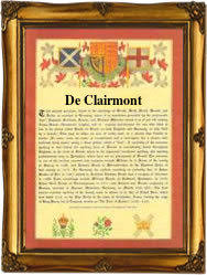To use the list of common french surnames above as an example, someone named pierre whose father's name was robert might become known as pierre de robert or fitzrobert. Surname Database De Clairmont Last Name Origin