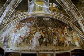 Sant'antonio di ranverso, un salto nel medioevo. Sant Antonio Di Ranverso Fresko Des Kreuzwegs Jesu Von Giacomo Jaquerio Fresco Of The Passion Of Christ Fresco Christ Painting