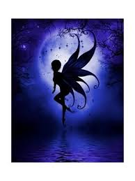 Heaven and earth designs : Indigo Fairy Art Print Julie Fain Art Com In 2021 Fairy Artwork Fairy Paintings Fairy Silhouette