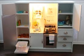 diy play kitchen from old tv stand