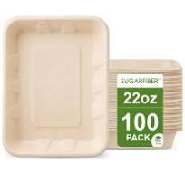 Amazon.com: [100 COUNT]Harvest Pack 22 oz Compostable Food ...