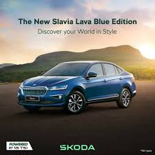 Image result for Lava Blue 2025 Slavia