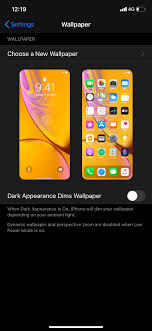 How to turn on dark mode in ios 14 on iphone/ipad. Ios 13 Faded Wallpaper Issue Apple Community