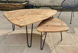 diy bois palettes table basse gigogne table basse exterieur table basse