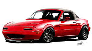 How To Draw A Miata Step By Step Car Drawing Easy In 2021 Easy Drawings Car Drawing Easy Drawing Tutorial Easy