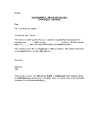 34 Printable Employment Verification Letter Template Forms Fillable Samples In Pdf Word To Download Pdffiller