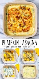 Pumpkin Lasagna Vegan Contentedness Cooking Recipe Pumpkin Lasagna Recipes Vegan Pumpkin