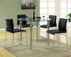 Related posts round counter height table. 5 Piece Modern Black Counter Height Round Glass Dining Table And Chair Set Buy Glass Top Dining Tables And Chairs Glass Kitchen Tables And Chairs Modern Metal Glass Dining Tables And Chairs Product