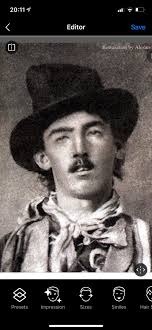 Do you think Brushy Bill Roberts was Billy the Kid? I added a moustache to  the photo of Billy to compare with Brushy Bill