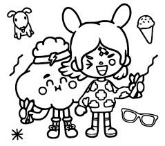 Toca boca life coloring pages 09.28.2020. Coloring Page Toca Life Doodle 10