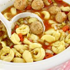 Bjs Couscous Mac And Cheese Crock Pot Meatball And Tortellini Soup Recipe Crock Pot Meatballs Tortellini Soup Slow Cooker Recipes