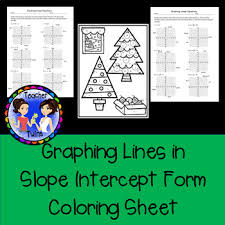 Here are a few examples. Slope Intercept Form Coloring Worksheets Teaching Resources Tpt