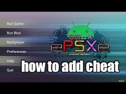 How To Add Cheats Code In Epsxe On Android Youtube