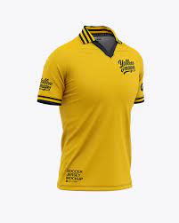 Download Men S Soccer Jersey Mockup Front Half Side View Of Soccer Polo T Shirt In Apparel Mockups On Yellow Images Object Mockups