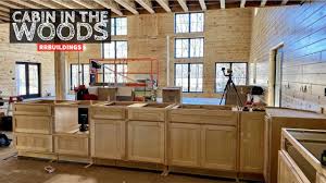 We have an extensive range of kitchen packages and cabinet designs on our website. Cabin In The Woods 40 Installing Kitchen Cabinets Youtube