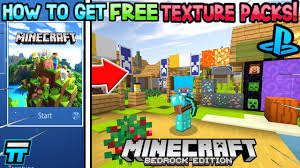 I've seen answers for the java edition of minecraft, but not bedrock edition. How To Get Free Texture Packs On Minecraft Ps4 Bedrock Edition Xbox Pc Android Ps4 Bedrock Youtube