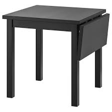 2 ways of folding design provides extra space, put it up when you. Nordviken Drop Leaf Table Black Ikea