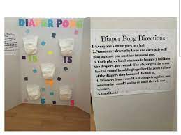Diaper Pong Baby Shower Funny Baby Shower Pumpkin Baby Shower Diy