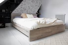 The legs raise your bestå combination from the floor, giving it a light airy look and making it easy to clean the floor underneath. Ikea Hack Rustic Look For A Malm Bedframe Hester S Handmade Home
