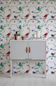 Vintage Birds Wallpaper Watercolor Birds Wall Mural Peel And Stick Wallpaper Removable Wall Wallpaper Walls Decor Vintage Bird Wallpaper Removable Wallpaper