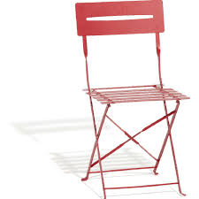 Chaise De Jardin Pliante Metal Rouge Chaise Et Banc De Jardin Mobilier De Jardin Jardin Et Plein Air Gifi