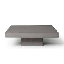 Side View Coffee Table Coffee Table Square Concrete Coffee Table