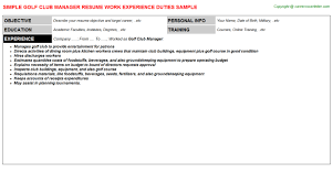 coffee shop manager resumes samples