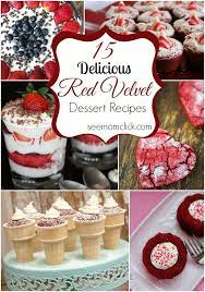 15 Delicious Red Velvet Dessert Recipes See Mom Click Red Velvet Desserts Red Velvet Desserts Recipes Dessert Recipes