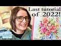 Last Watercolor Tutorial of 2022!! Loose Flowers in vase