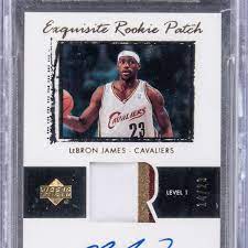 $20.00 item specifics card size: Lebron James Rookie Card Sells For A Record 1 845 000 Sports Collectors Digest