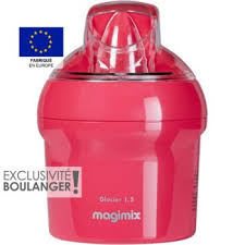 Sorbetiere Turbine A Glace Magimix Glacier 11672 Rose 1 5 L Boulanger