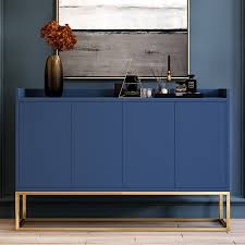 Check out durable and proficient kitchen buffet table for all types of commercial kitchens and catering purposes. Modern 48 Blue Buffet Sideboard Kitchen Sideboard Cabinet With 4 Doors In Gold Sideboards Buffets Dining Room Kitchen Furniture Furniture