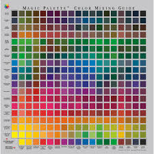 Magic Palette Personal Paint Mixing Color Guide Artist Tool