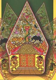 Dalam setiap pergelaran wayang kulit selalu ditampilkan gunungan, yang berbentuk persegi lima yang terdapat gambar atau simbol di dalamnya. Gunungan Simbol Kehidupan Opini Id