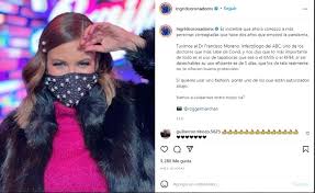 Así se cuida Ingrid Coronado de la Covid-19; lo hace de lo más fashion