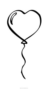 Push pack to pdf button and download pdf coloring book for free. Heart Balloon Coloring Page Ultra Coloring Pages