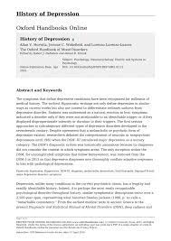 Check spelling or type a new query. Pdf History Of Depression