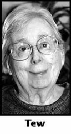MARCELLA TEW Obituary (2009)
