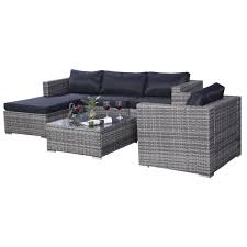 The corner sofa would comfortably seat 6 but with the addition of 100% weatherproof pe rattan in black weave. Robot Check Wicker Patio Furniture Patio Furniture Sets Wicker Outdoor Furniture Set