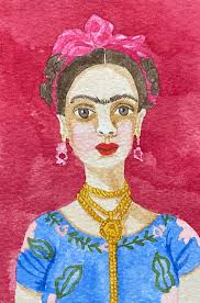 Watercolor portrait series of friends