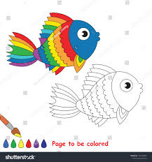 Coloring Pages Fantastic Rainbow Fish Coloring Pages Stock Vector Animal To Colored The Book For Preschool Kids With Easy Educational Fantastic Rainbow Fish Coloring Mommaonamissioninc