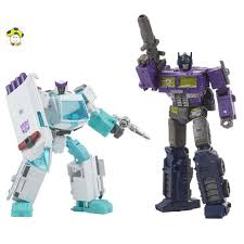 Can his deception enemies stand against him? Pre Order For Transformers Generations Selects Boxset Shattered Glass Ratchet Optimus Prime Toys Games Action Figures Collectibles On Carousell