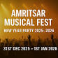 AMF Amritsar Musical Fest - Best New Year Party In event image