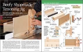 To do it safely, you need a tenoning jig that holds parts upright and securely as you run. Shopmade Tablesaw Tenoning Jig Finewoodworking