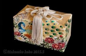 筥迫は続くよどこまでも 手工芸 箱のデコレーション ハンドメイド