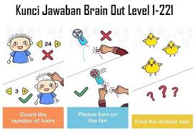 Try the suggestions below or type a new query above. Kunci Jawaban Brain Out Level 1 221 Lengkap Terbaru