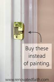 Placing this on the hinges first will help ensure that the paint stays intact. The Best Way To Spray Paint Door Knobs That Will Outlast You House