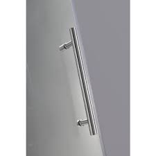 Our screen doors are available in different frame colors and fabrics. Aston Langham 60 In X 35 In X 77 5 In Completely Frameless Sliding Shower Enclosure In Stainless Steel W Base Overstock 9129411